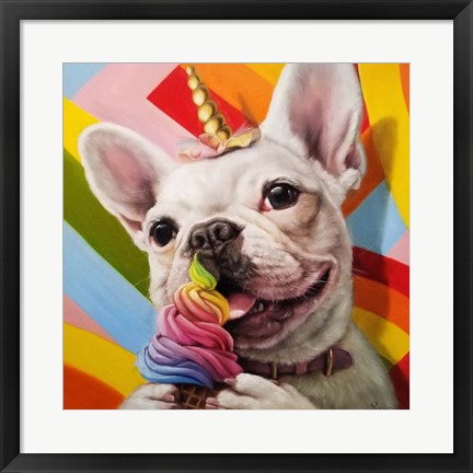 Framed Rainbow Party Print