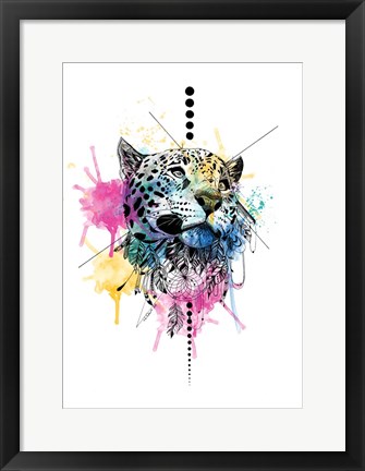 Framed Leopard Print