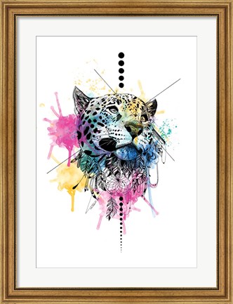 Framed Leopard Print