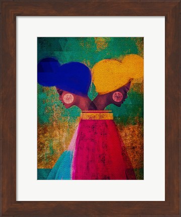 Framed Easy Ease (Vibrant) Print