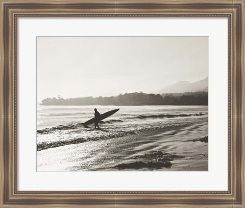 Framed BW Surfer No. 3 Print