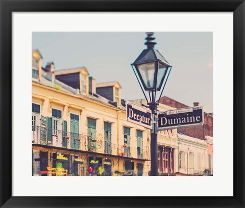 Framed Rue de la Levee Print