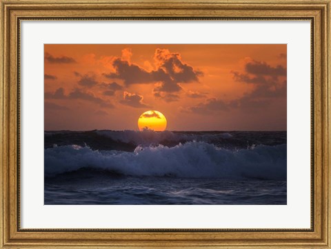 Framed Breaking The Horizon Print