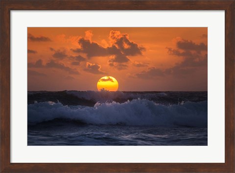 Framed Breaking The Horizon Print