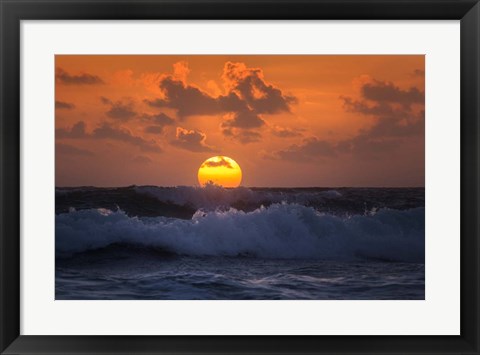 Framed Breaking The Horizon Print