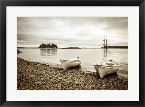 Framed Picnic Beach Print