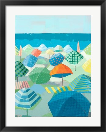 Framed Sea Breeze Social Print