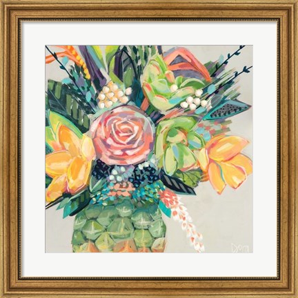 Framed Pina Pastel Print