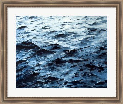 Framed Choppy Lake Print