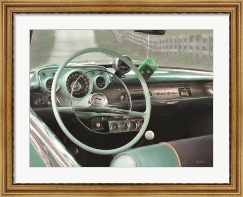 Framed 1957 Chevy Bel-Air Print