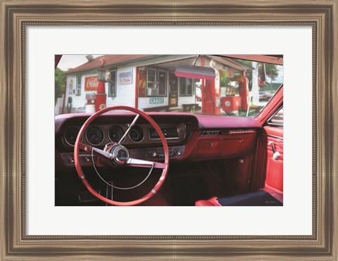 Framed Pontiac GTO Pitstop Print