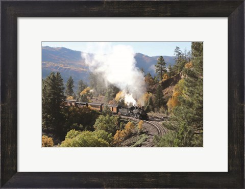 Framed Durango Silverton Train IV Print