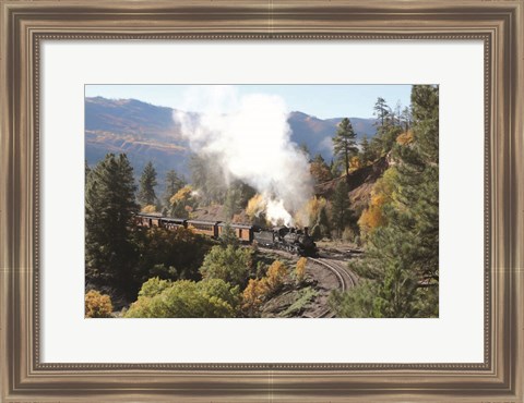 Framed Durango Silverton Train IV Print