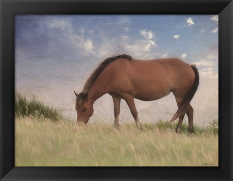 Framed Assataegue Horse Print