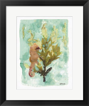 Framed Seahorse 1 Print