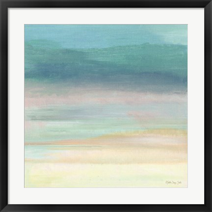 Framed Calm Horizon 5 Print