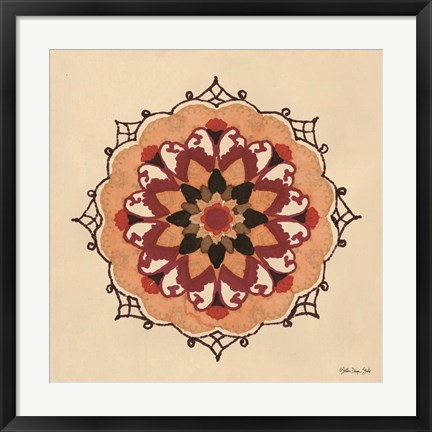 Framed Mandala 1 Print