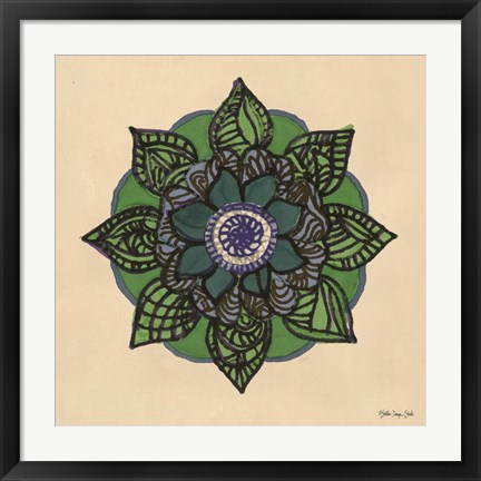 Framed Mandala 2 Print