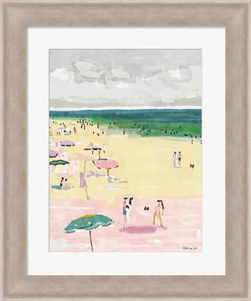 Framed Beach Days 2 Print