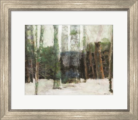 Framed Winter Forest Print