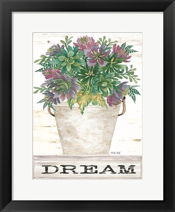 Framed Dream Succulents Print