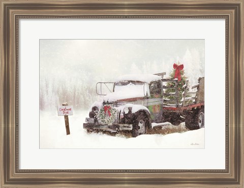 Framed Wyoming Tree Farm Print