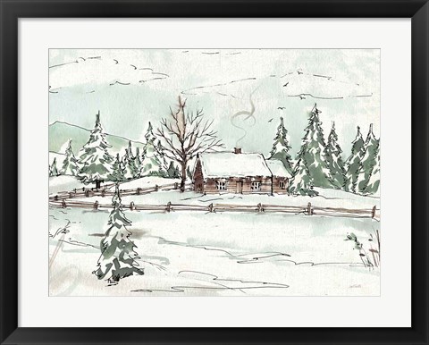 Framed WInter Wonderland X Print