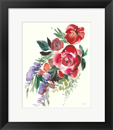 Framed Autumn Roses Print