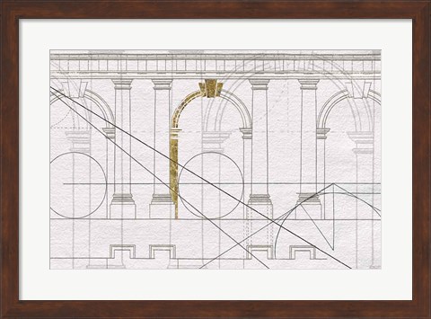 Framed Doric Arcade Print