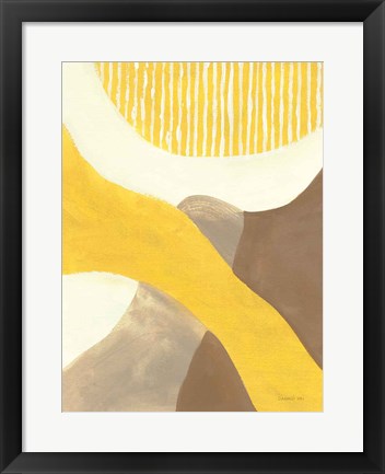 Framed Retro Abstract VI Print