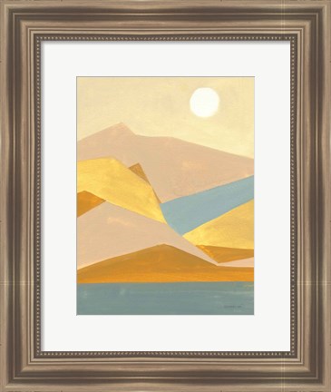 Framed Retro Abstract I Print