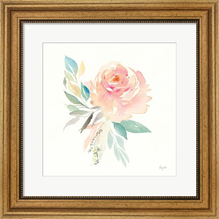 Framed Watercolor Blossom III Print