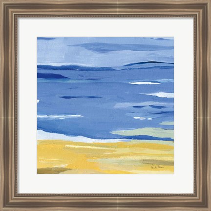 Framed Coastal Abstract Print