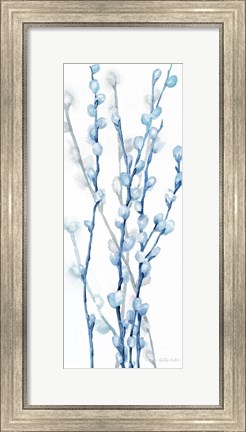 Framed Indigo Botanical panel II Print