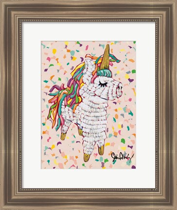 Framed Queen Pinata Print