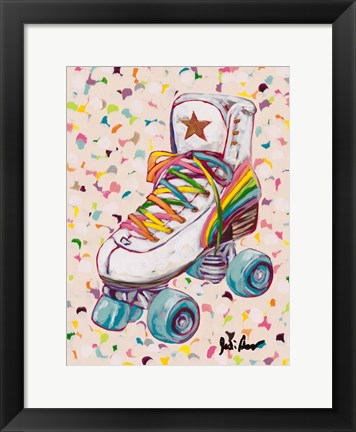 Framed Retro Rainbow Print