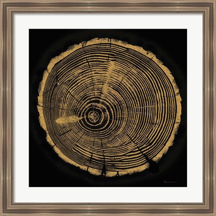 Framed Tree Trunk I Print