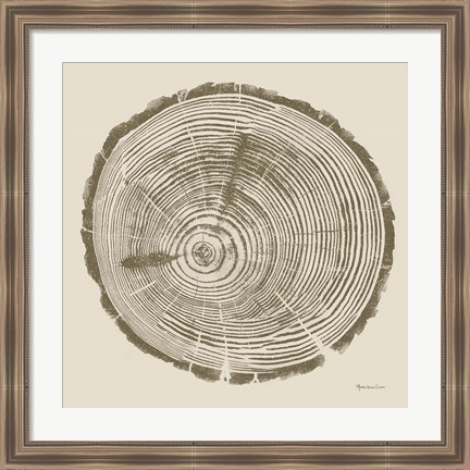 Framed Tree Trunk cream I Print