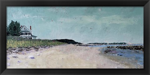 Framed Metis Beach I Print