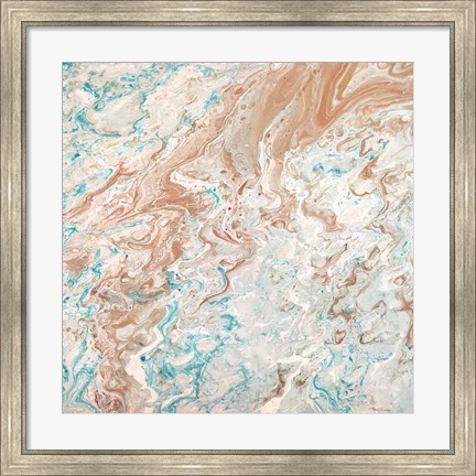 Framed Wild Lagoons Abstract Print