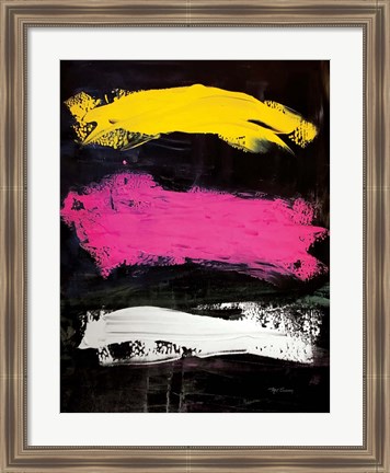 Framed Bright Abstract portrait Print