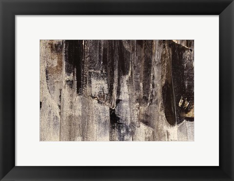 Framed Neutral Stripes III Print