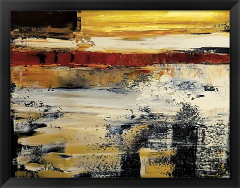 Framed Modern Abstract II landscape Print