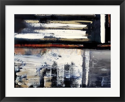 Framed Modern Abstract IV landscape Print