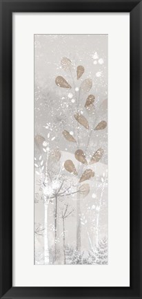 Framed Golden Forest Panel IV Print