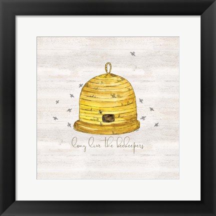 Framed Bee&#39;s Life VII-Beekeeper Print