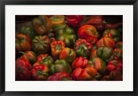 Framed Red Peppers Print