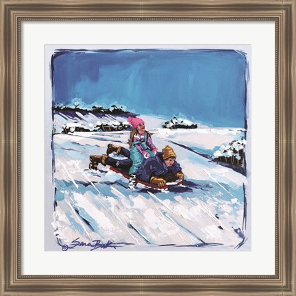 Framed Joy Ride  keep in-house size Print