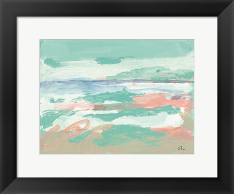 Framed Seahorse Beach Print