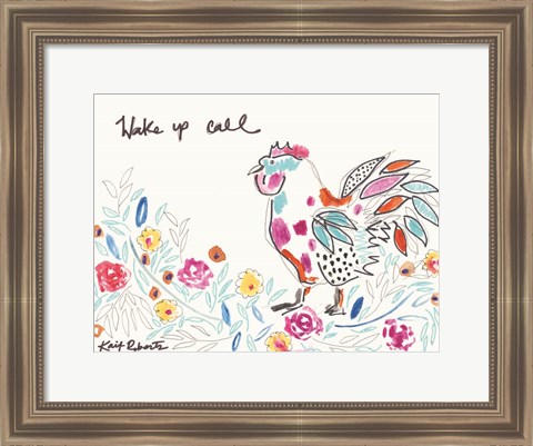 Framed Wake Up Call Print